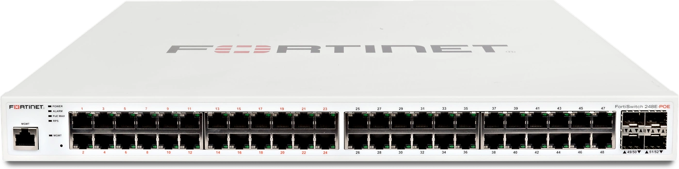 FortiSwitch — przykładowy przełącznik